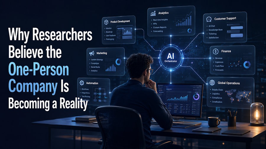 Why Researchers Believe the One-Person Company Is Becoming a Reality