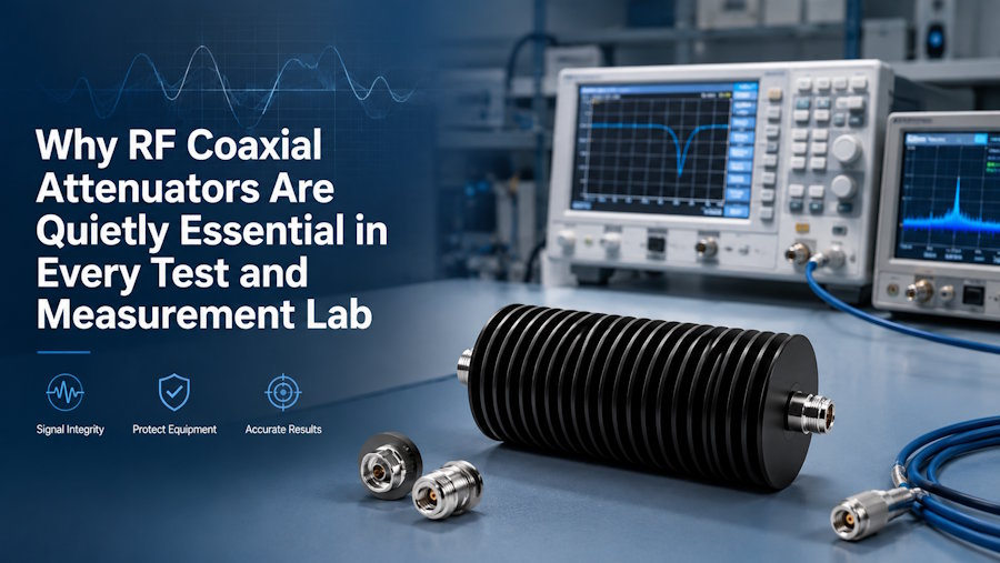 Why RF Coaxial Attenuators Are Quietly Essential in Every Test and Measurement Lab