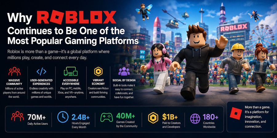 Why Roblox Continues to Be One of the Most Popular Gaming Platforms