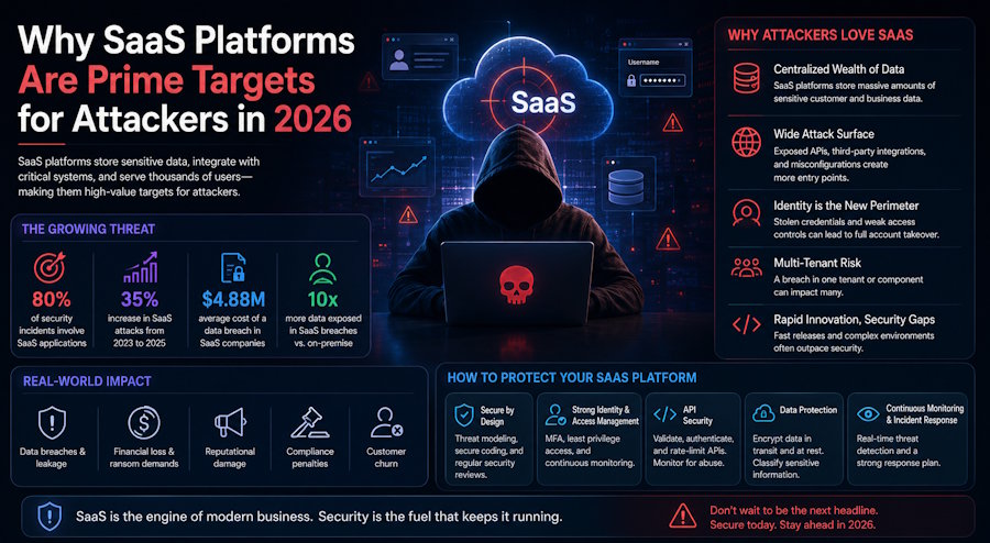 Why SaaS Platforms Are Prime Targets for Attackers in 2026