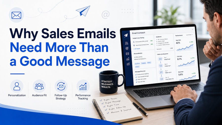 Why Sales Emails Need More Than a Good Message