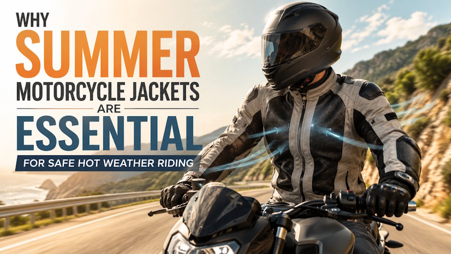 Why Summer Motorcycle Jackets Are Essential for Safe Hot Weather Riding