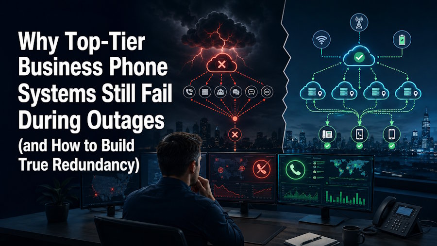 Why Top-Tier Business Phone Systems Still Fail During Outages (and How to Build True Redundancy)