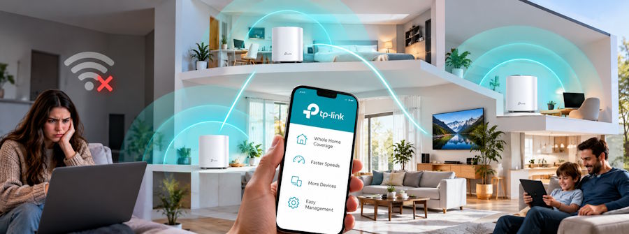 Wi-Fi Dead Zones at Home? How TP-Link Networking Solutions Can Help