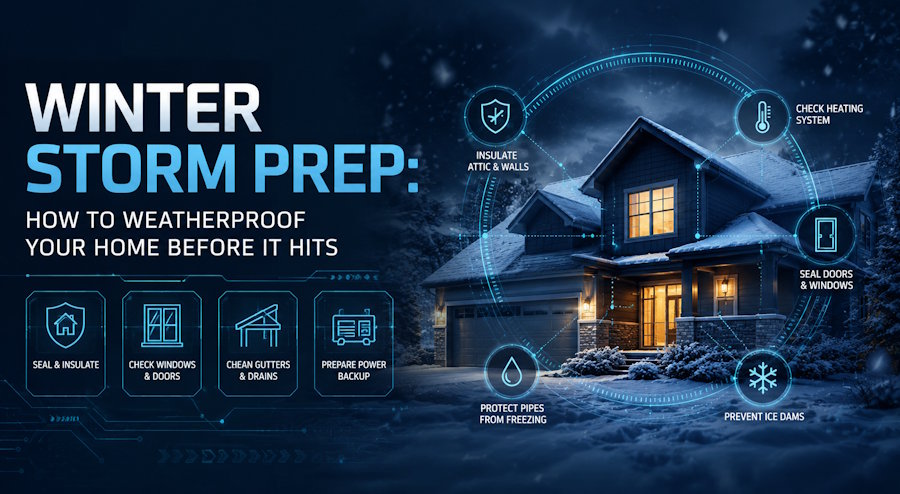 Winter Storm Prep: How to Weatherproof Your Home Before It Hits