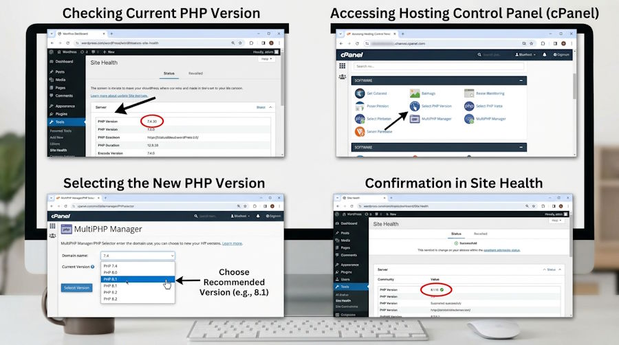 WordPress PHP Version: How to Check and Update It Safely
