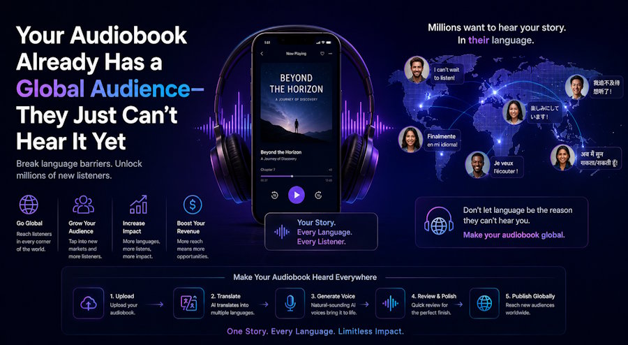 Your Audiobook Already Has a Global Audience — They Just Can't Hear It Yet