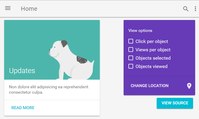 Material design lite