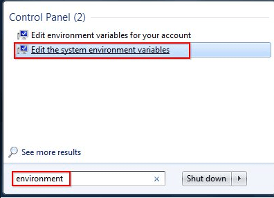 Python variable environment