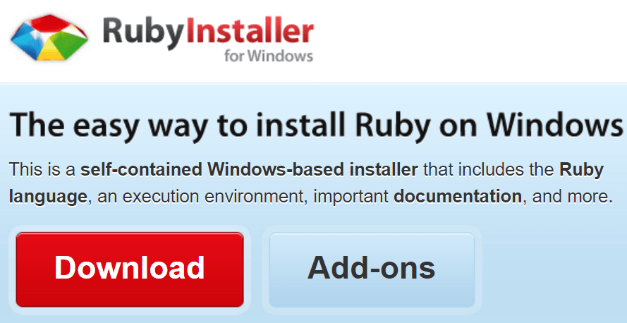 homebrew install ruby version