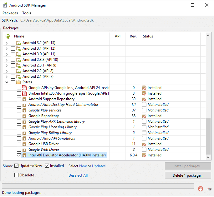 android emulator mac hardware acceleration