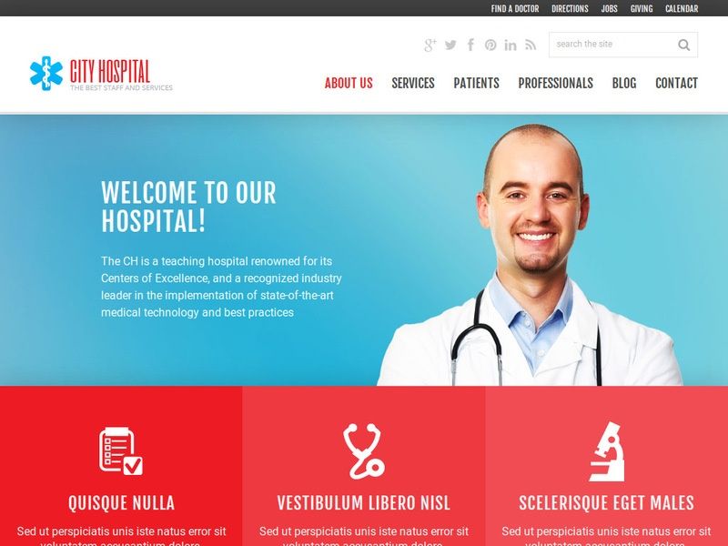 Ambulance Joomla Responsive Template