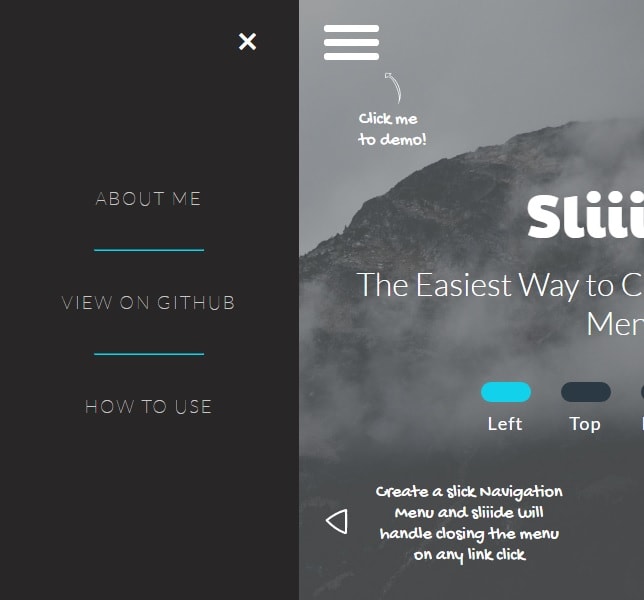 Top 10 Best Slide Sidebar Menu Drawer Javascript And Jquery