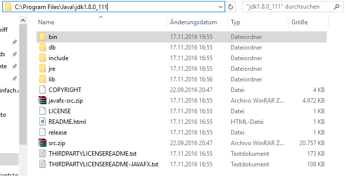 Java Installation Path