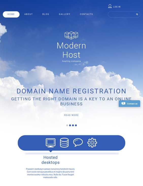 Modern Host Joomla Premium Hosting Template