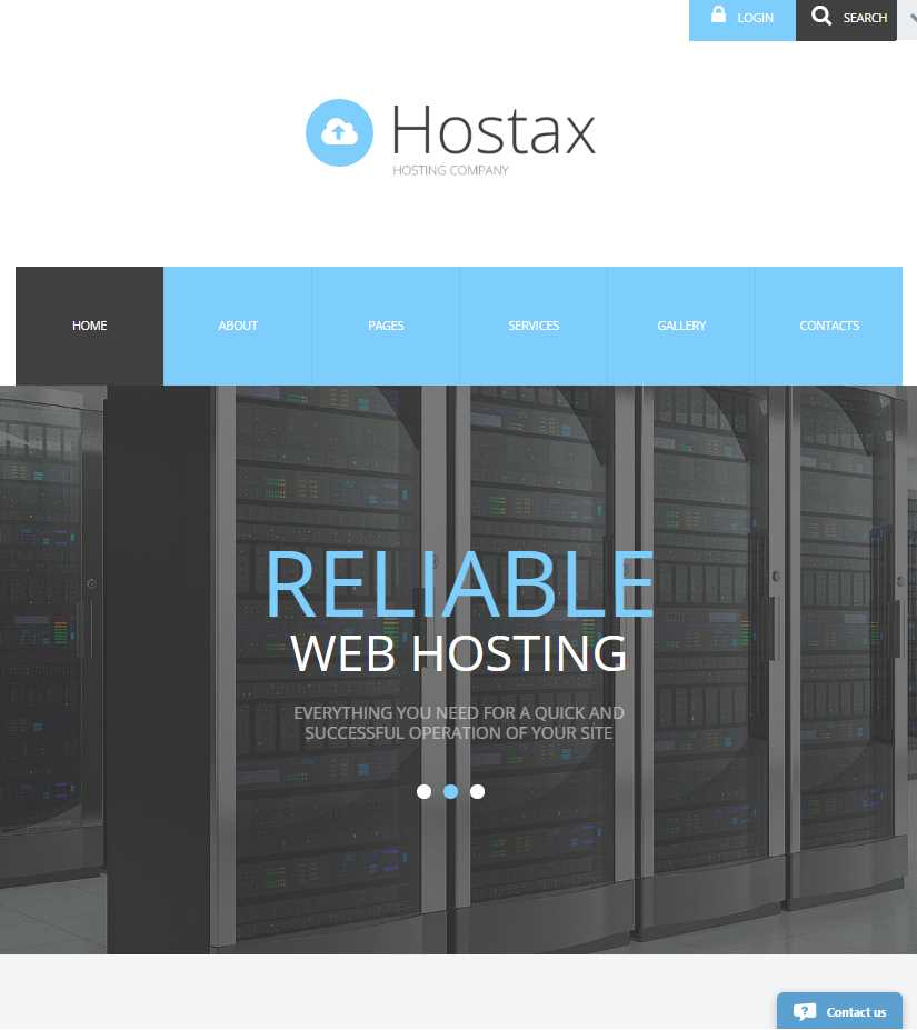 Hostax Joomla Template Premium