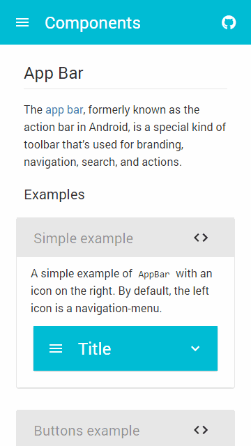 Material UI Framework