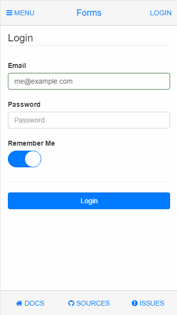 Mobile Angular UI Framework