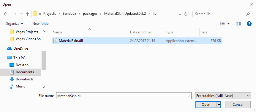 Material Controls DLL file