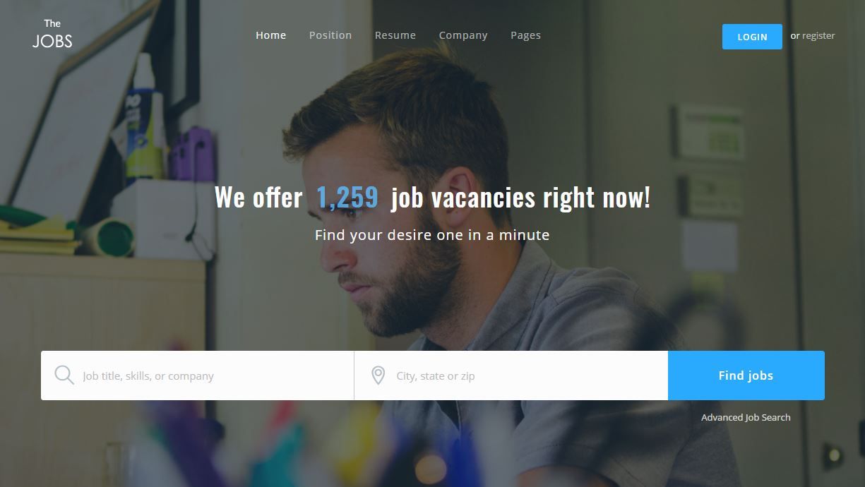 TheJobs Premium Jobs Portal template