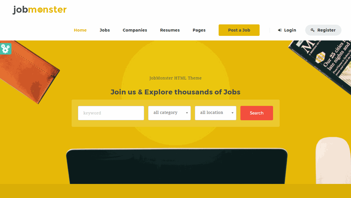 JobMonster Job Board premium template