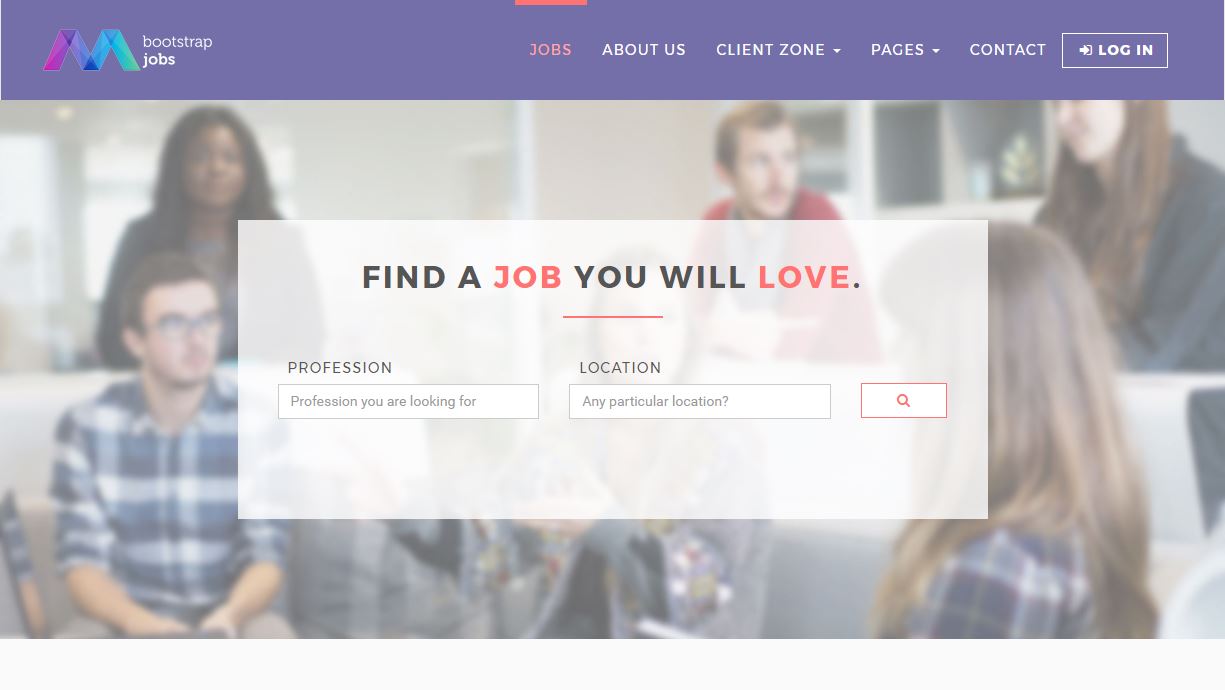 Bootstrap Jobs Premium HTML Template