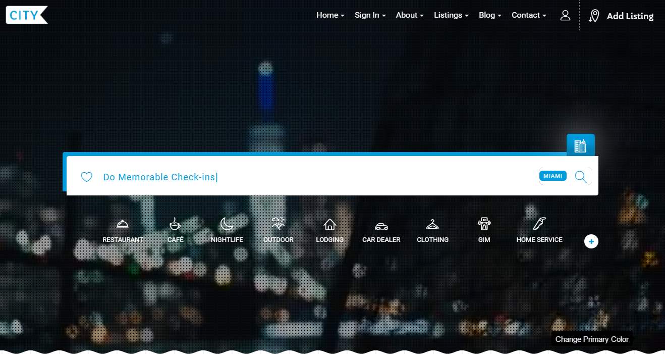 Premium Directory Template City Listing 