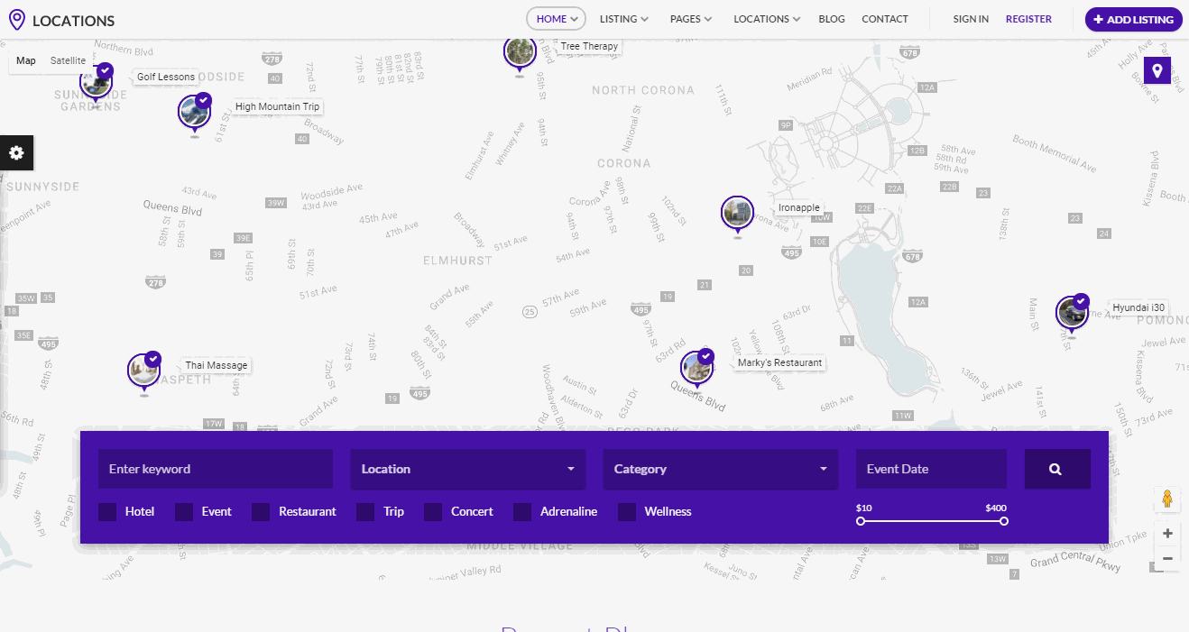 Locations Premium Directory Template