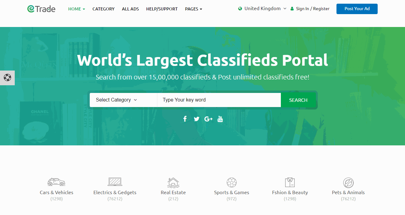 Trade Premium Directory Template