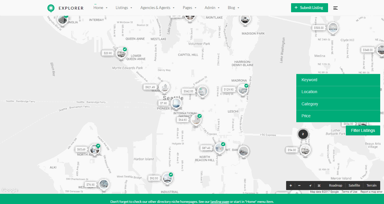 Explorer template premium directory