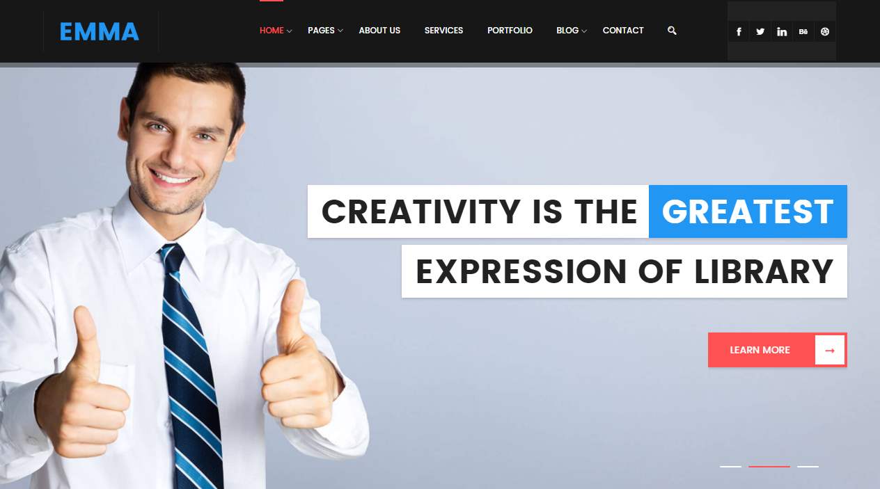 Emma Premium Corporate Material Style