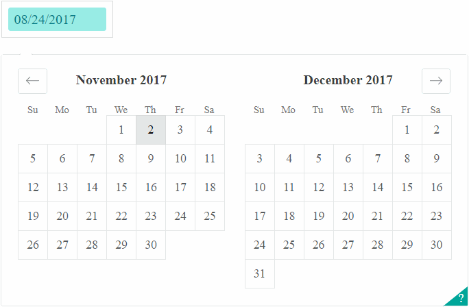 React Dates Component Airbnb