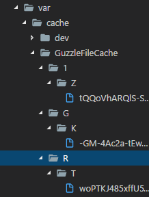 Cache Guzzle File Based