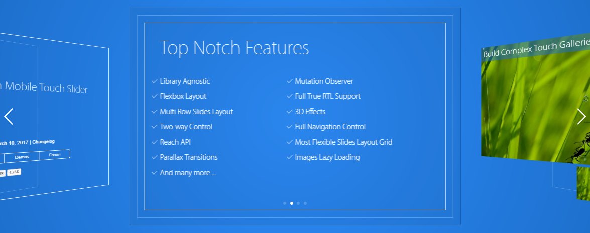 Swiper Slider jQuery Plugin