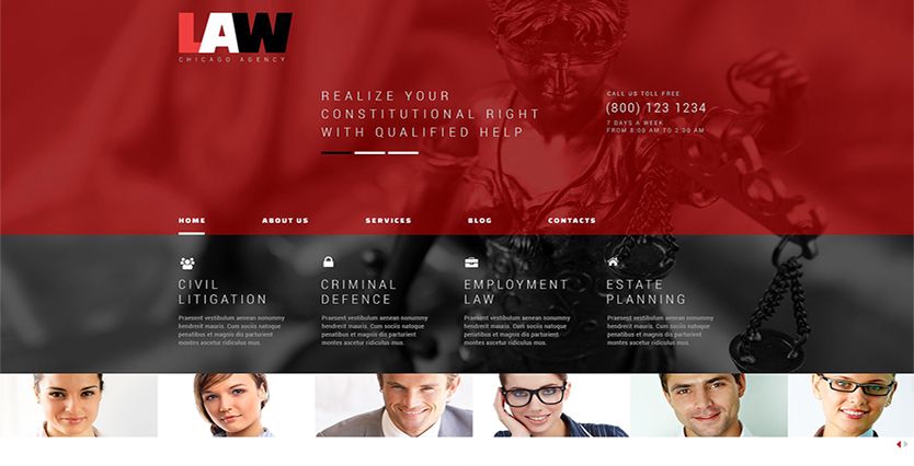 Law WordPress Theme