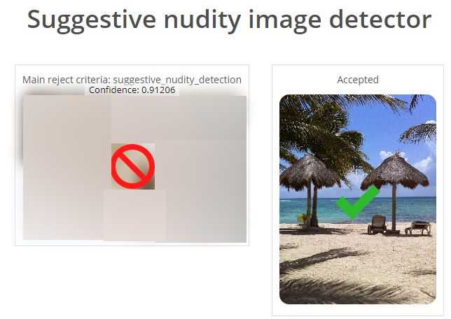 PicPurify Image Suggestive