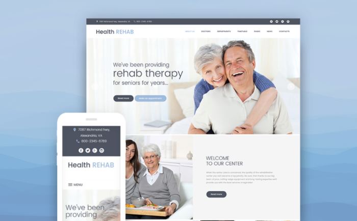 Rehabiltation Center WordPress Theme
