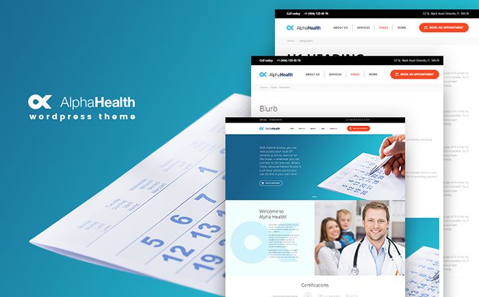 AlphaHealth – Health Counselor Responsive WP Theme
