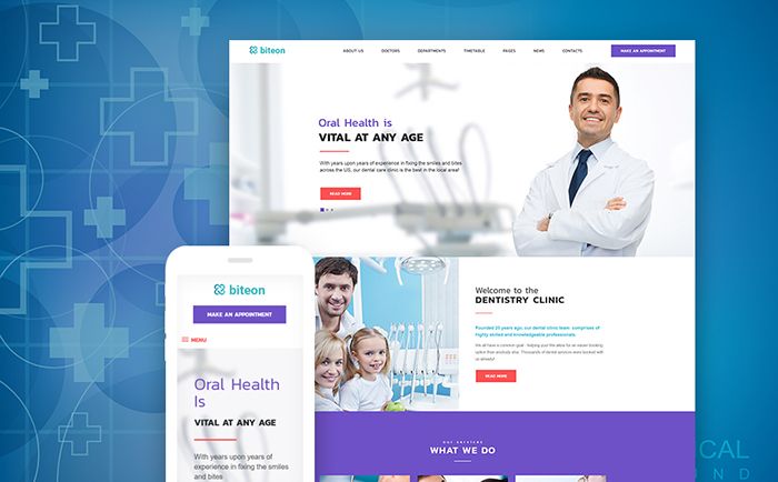 Biteon - Dentistry Clinic Responsive WordPress Theme