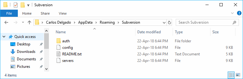Auth Subversion Directory