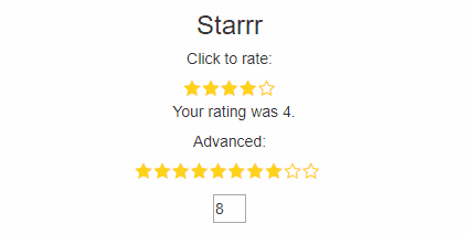 Starr Rating Plugin