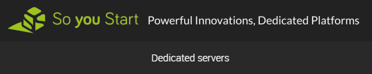 So You Start Dedicated Servers Logo