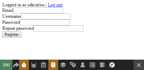 Register Page FOSUserBundle