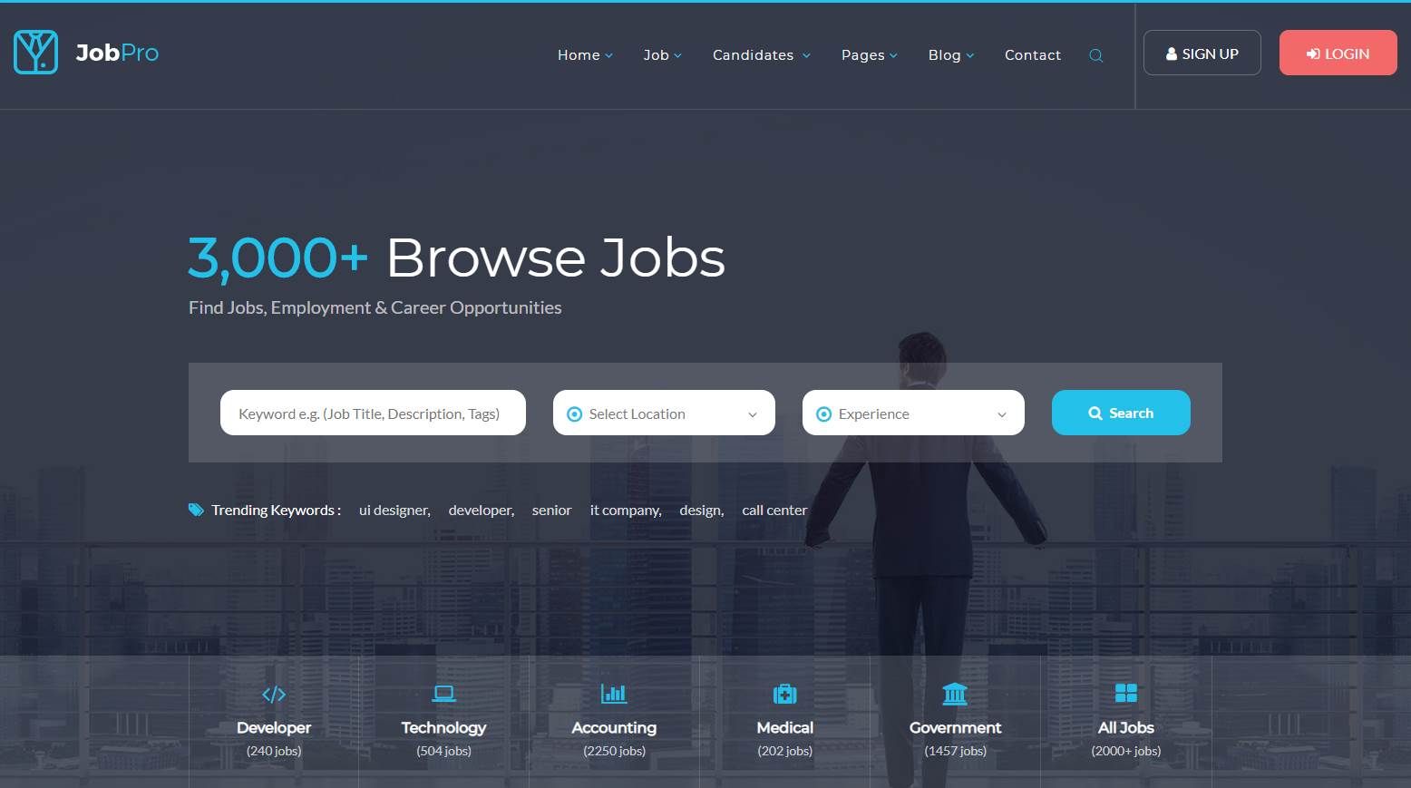 Top 10: Best Premium Job Portal HTML Templates | Our Code World
