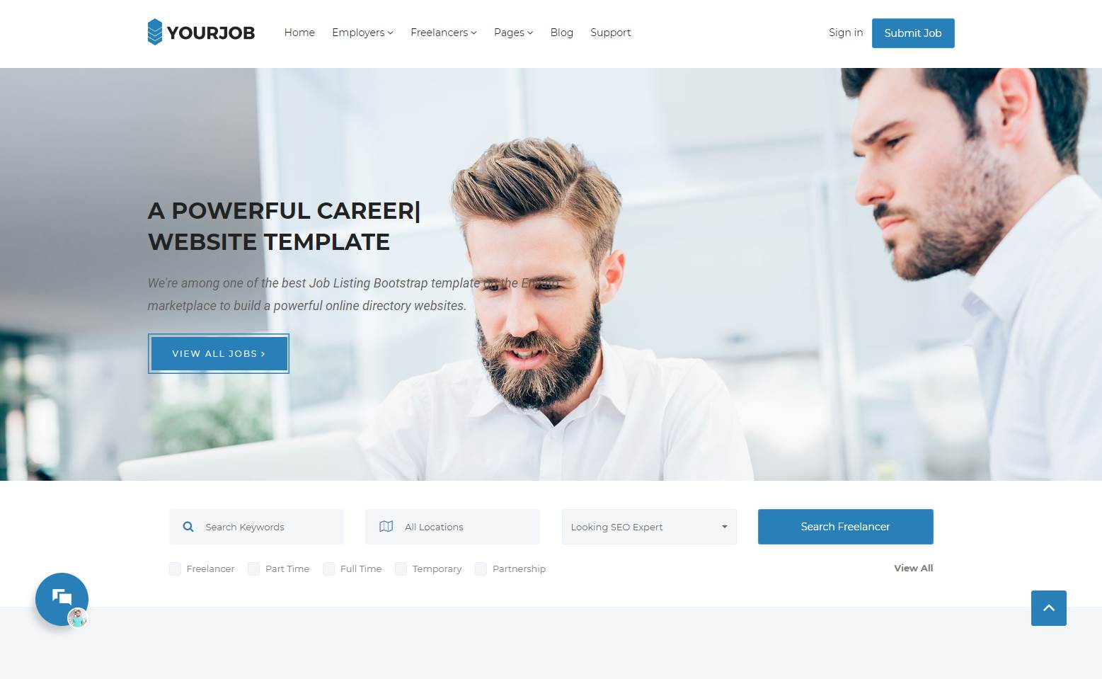 Top 10: Best Premium Job Portal HTML Templates | Our Code World