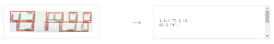 Seven Segment Display recognition with traditional OCR