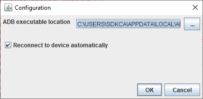 Android Log Viewer ADB Configuration