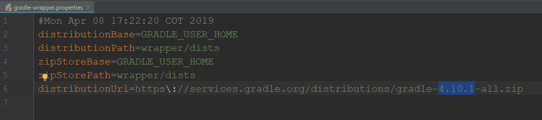 gradle version android