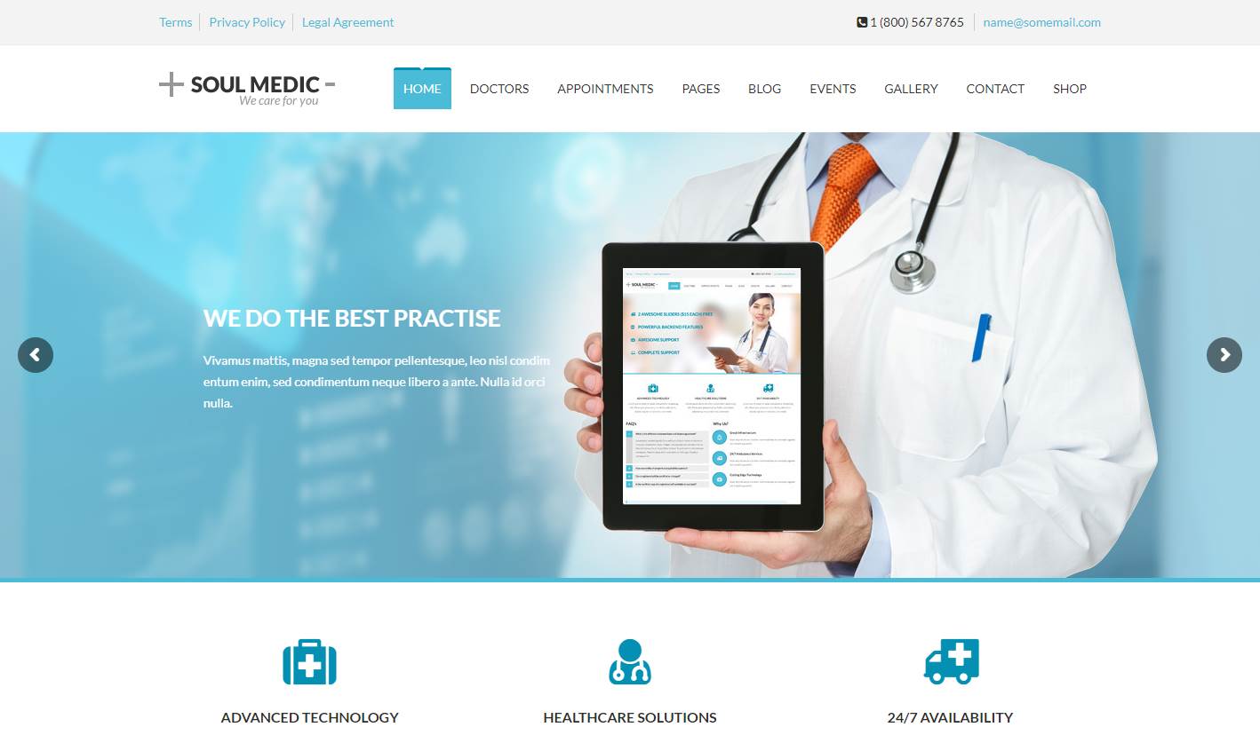 Soulmedic Premium Medical Wordpress