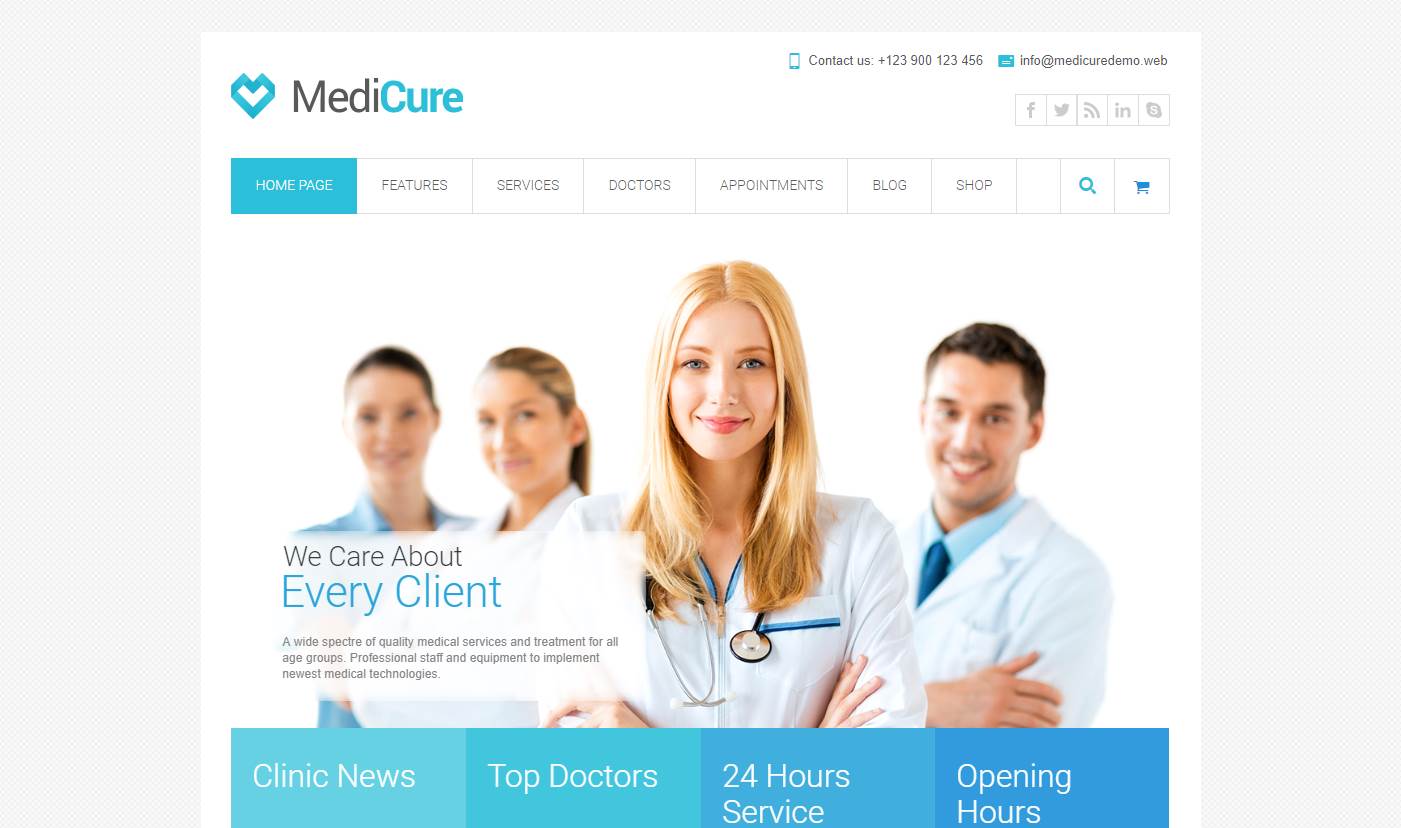 MediCure Wordpress Premium Template
